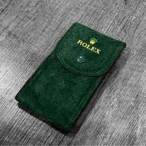 Rolex Green Watch Pouch